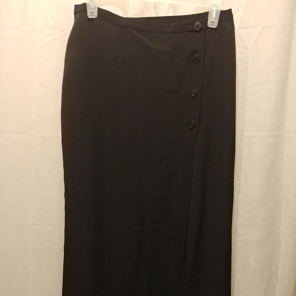 Agnes B long black skirt sz 44 euro - Picture 1 of 4
